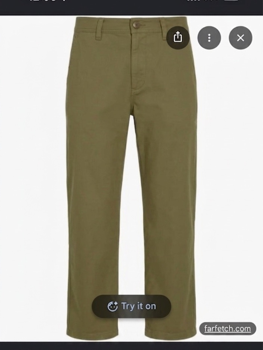 Isabel Marant Olive Cropped Straight-Leg Pants etoile camo jeans denim capri y2k